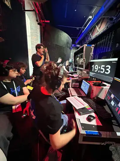 Behind the scenes